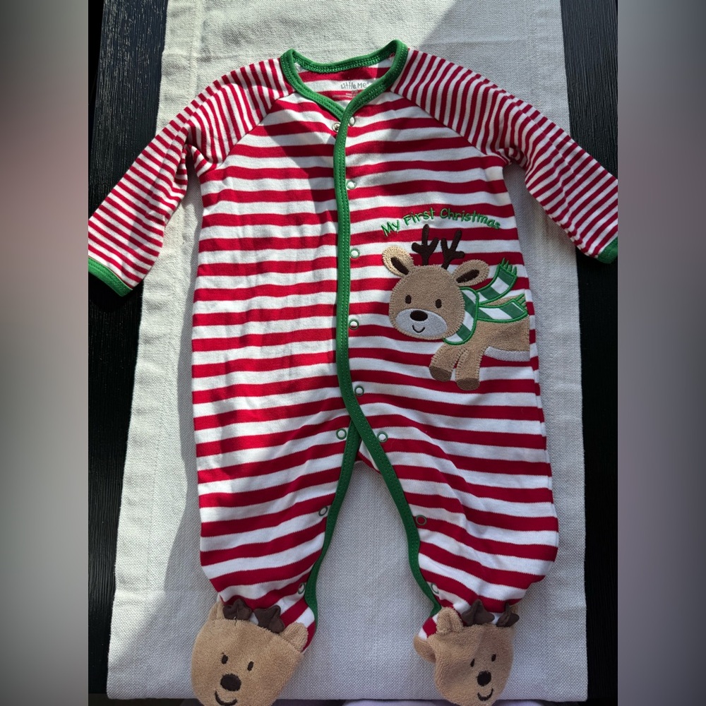 NWOT Little me Christmas onesie “My First Christmas”
